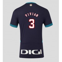 Dres Athletic Bilbao Dani Vivian #3 Preč 2025-26 Krátky Rukáv